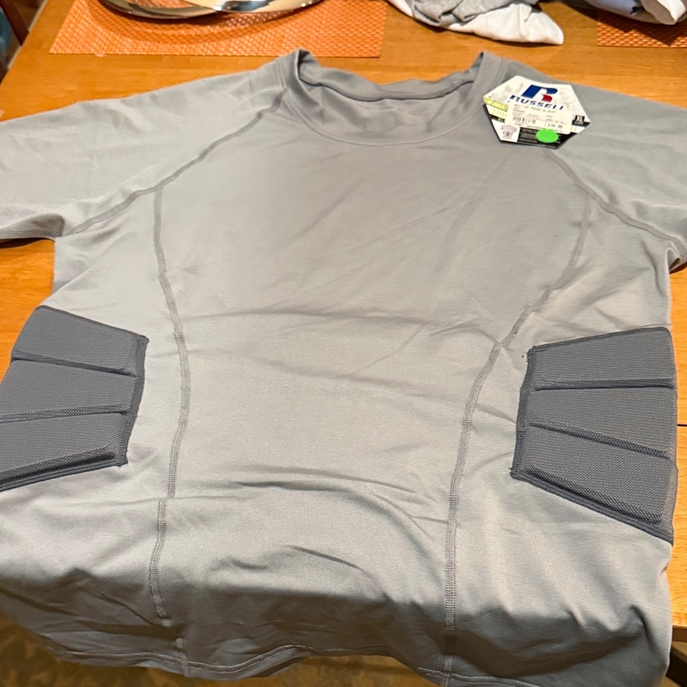 Russell Athletic Gray Padded Shirt